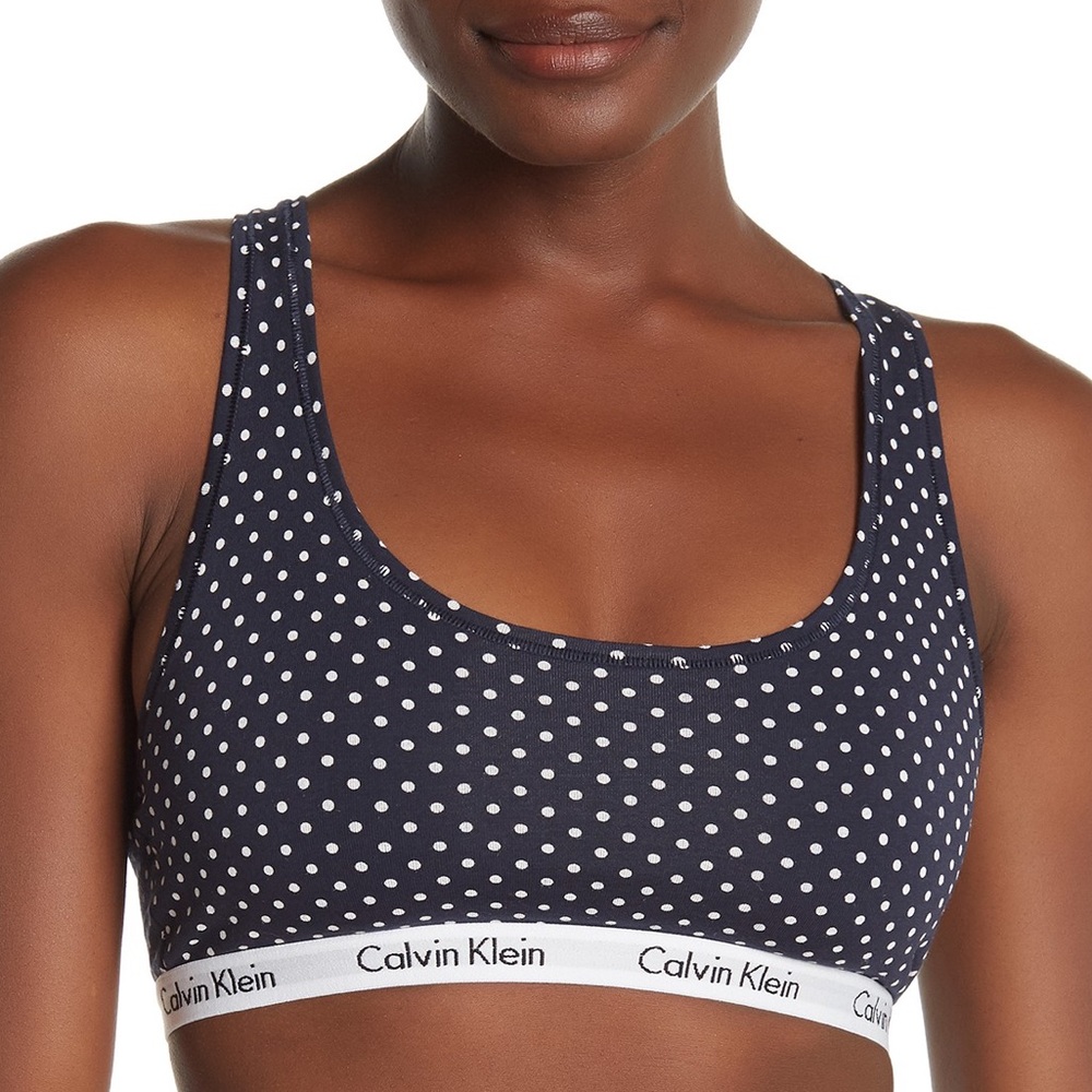 Calvin Klein Carousel Racerback Bralette - Picture 1 of 6